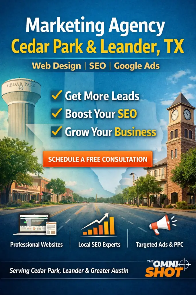 Marketing Agency Cedar Park TX | Web Design & SEO in Leander | The Omni Shot